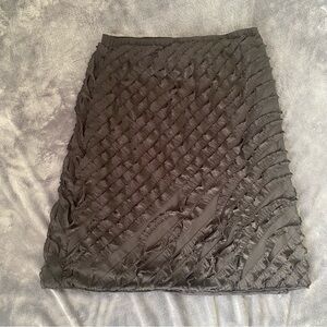 Janeric Black Ruffle Pencil Women's Skirt Size Large.